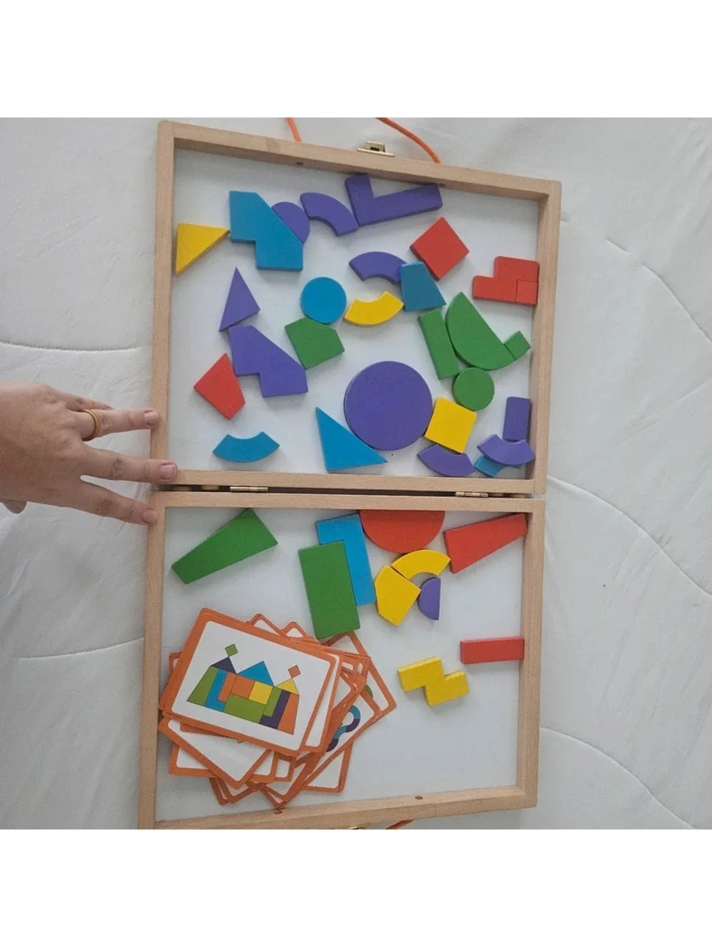 MindWare Imagination Magnets Wooden Magnetic Pattern Puzzle Set